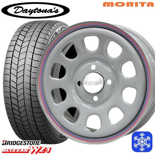 すぐ発送バリ溝155/65R13ブリヂストンスタッドレス アルミホイール付き ブリザック 155/65R13インチ ブリヂストン WZ-1 WZ1 4H100