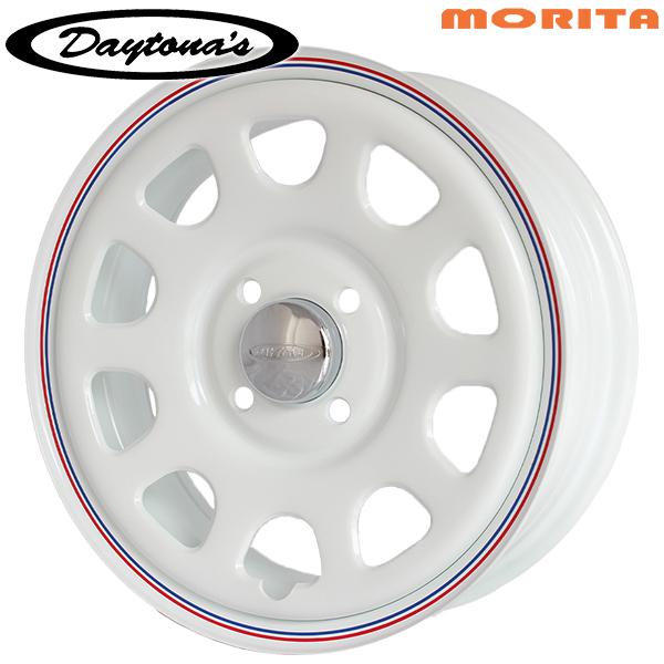 MRT DAYTONA'S G2 デイトナ 13インチ 4.5J 4H100 +40 ホワイト(レッド