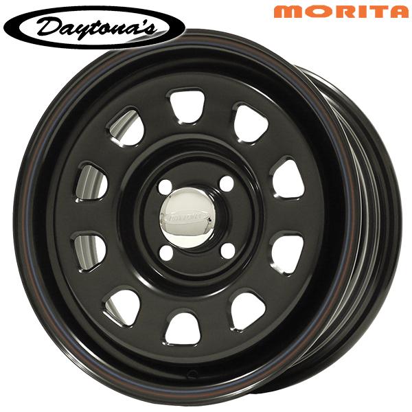 MRT DAYTONA'S デイトナ 14インチ 5.0J 4H100 +42 ブラック(レッド