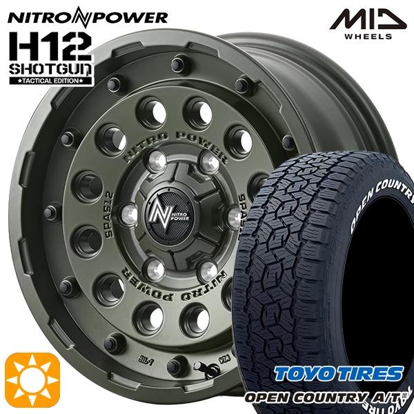 サマータイヤ ホイール4本セット 215/65R16インチ 6H139.7 MID ナイトロパワー H12 ショットガン TE GR トーヨー オープンカントリ