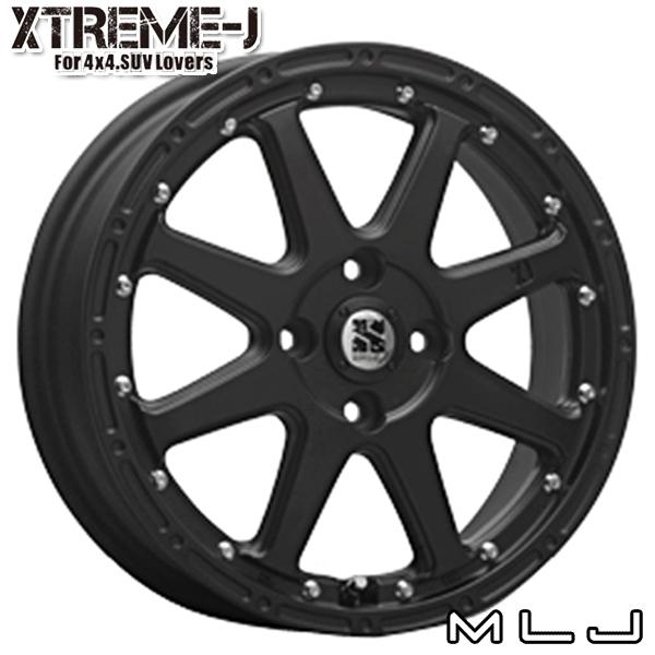 オールシーズンタイヤ ホイール4本セット 145/80R12インチ 80/78N 4H100 MLJ エクストリームJ FB グッドイヤー ベクター カーゴ