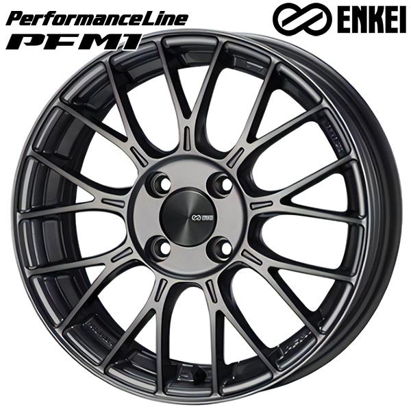 エンケイ ビックエンド 15インチ クロームホイール 1口目 専用品！ ENKEI エンケイ パフォーマンスライン PFM1 15インチ 5.5J 4H100