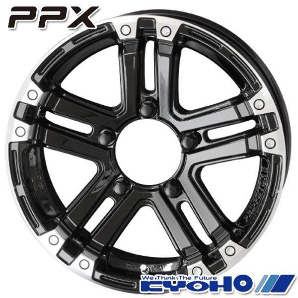 共豊 ジムニー PPX SJ-X5 16インチ 5.5J 5H139.7 +22 グロスブラック 
