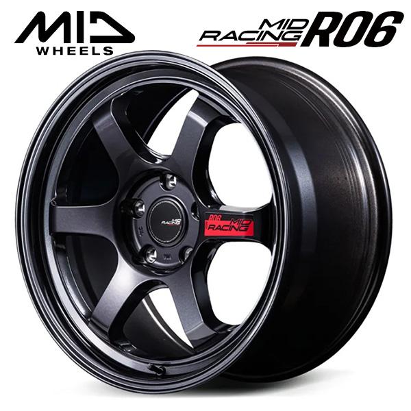 マルカサービス MID RACING レーシング R06 17インチ 7.5J 5H100 +40