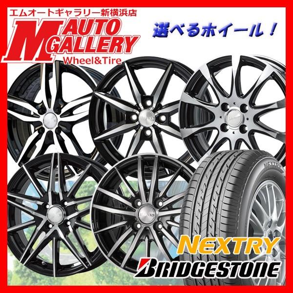 選べるホイール ブラックポリッシュ サマータイヤホイールセット 155 65r14インチ Bridgestone Nextry ブリヂストン ネクストリー 4h100 エムオートギャラリー新横浜店 通販 Paypayモール