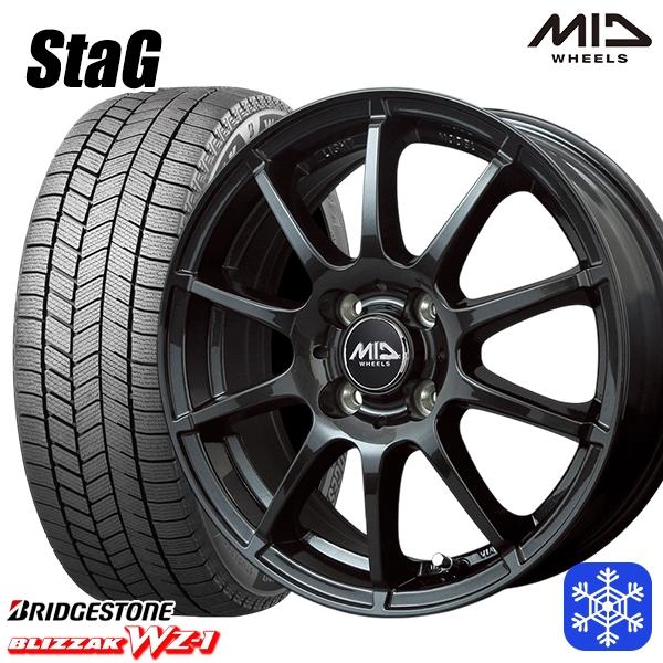 ブリザック 185/60R15インチ ブリヂストン WZ-1 WZ1 4H100