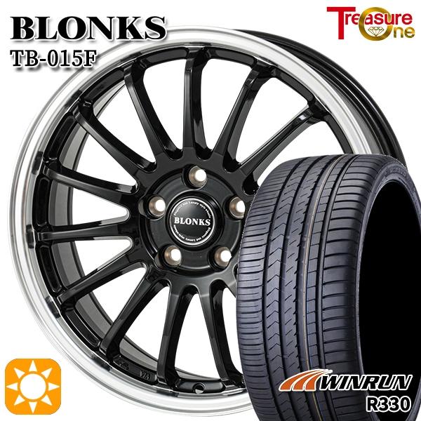 サマータイヤ ホイール4本セット 215/45R17インチ 5H100 ブロンクス TB015F ウィンラン R330