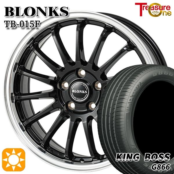 サマータイヤ ホイール4本セット 215/50R17インチ 5H100 ブロンクス TB015F キングボス G866