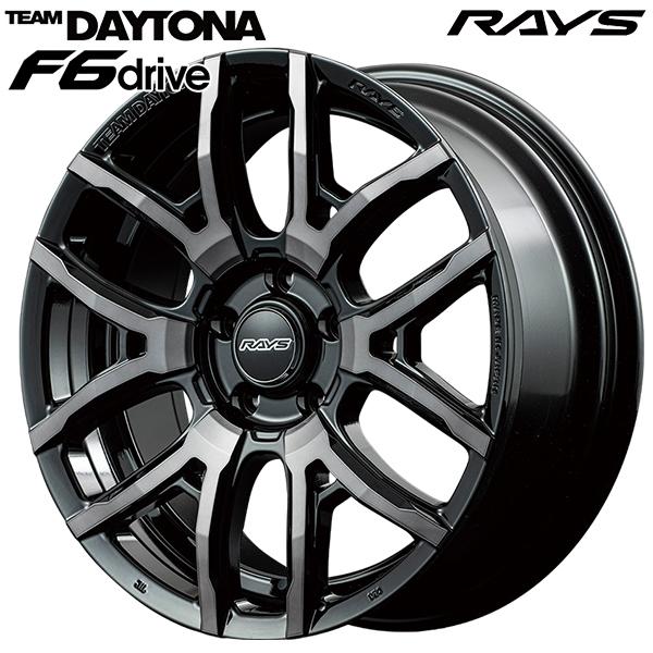 RAYS レイズ チームデイトナ F6 drive 18インチ 7.5J 5H114.3 +43 BFJ アルミホイール単品 4本セット 送料無料