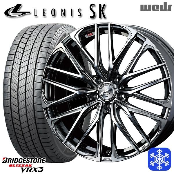 ブリザック 215/55R17インチ ブリヂストン VRX3 5H114.3 スタッドレス 