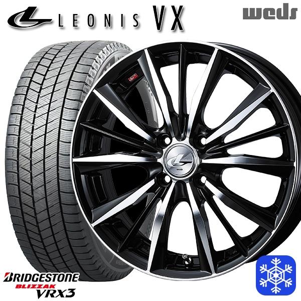 ブリザック 2/15 +5倍 185/55R15インチ ブリヂストン VRX3 4H100