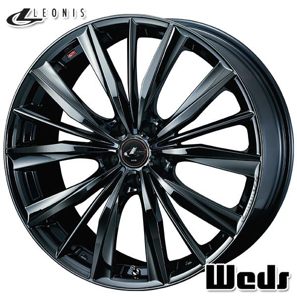 LEONIS レオニス20インチ タイヤホイールセット ブラック/シルバー WEDS Weds LEONIS ウェッズ レオニス VX 20インチ 8.5J 5H114.3