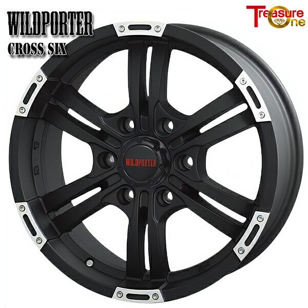 新品WILDPORTER CROSS SIX◆１７インチ4本◆ハイエース200系 トレジャーワンカンパニー トレジャーワン ワイルドポーター クロス