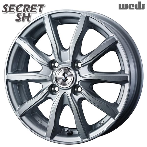 WEDS（ウェッズ） シークレット SH 16インチ 5.5J 4H100 +42 シルバー