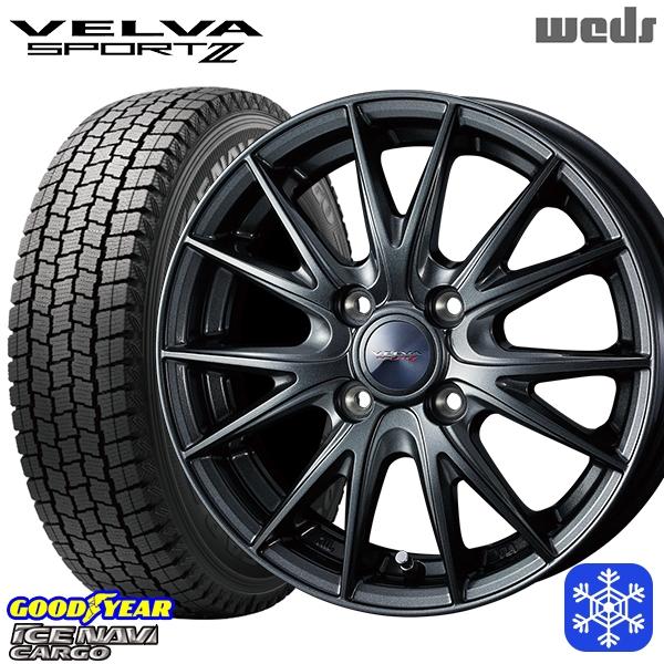数量限定 145R12インチ 6PR グッドイヤー アイスナビカーゴ 4H100 