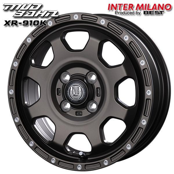 N-BOX等 BEST MUD BAHN マッドバーン XR-910K 15インチ 4.5J 4H100 +45