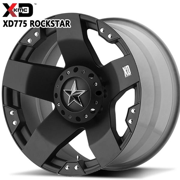 KMC XD775 ROCKSTAR bNX^[ 17C` 8.0J 5H114.3/127 +35 MATTE BLACK A~zC[Pi 1{ 4{ȏ㑗