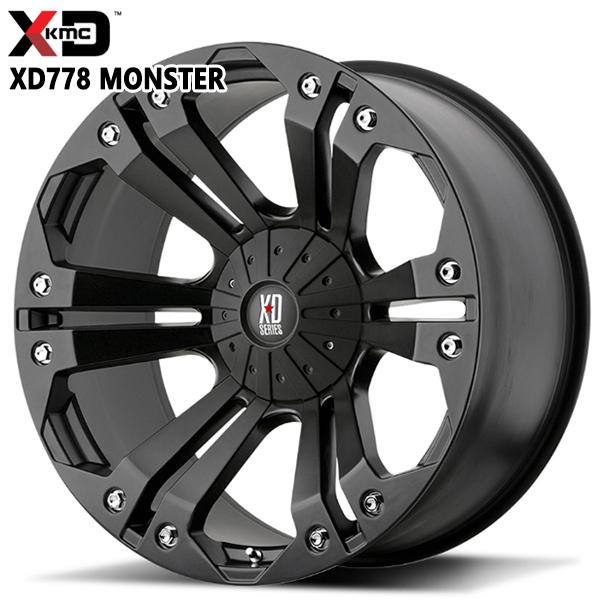 KMC XD778 MONSTER 18C` 9.0J 5H114.3/127 +35 MATTE BLACK A~zC[Pi 4{Zbg 