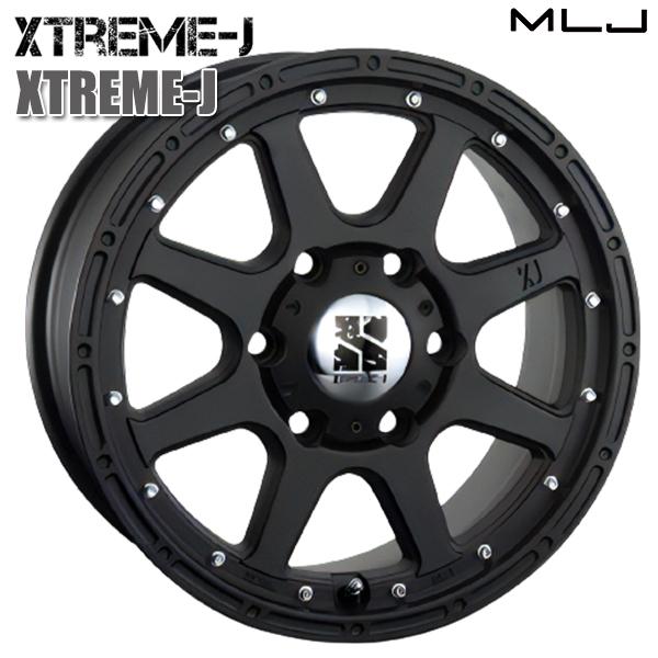 29-31日+5倍】MLJ エクストリームJ フラットブラック 18インチ 8.0J