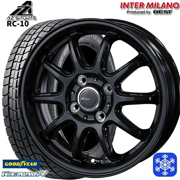 155/65R14インチ グッドイヤー アイスナビ7 NAVI7 4H100 スタッドレス