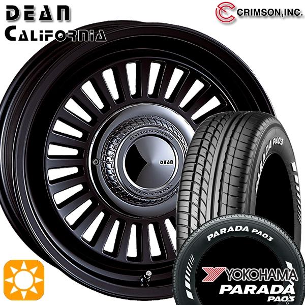 サマータイヤ ホイールセット 215/65R16インチ 6H139.7 クリムソン ディーン カリフォルニア ブラック ヨコハマ パラダ PA03 WL