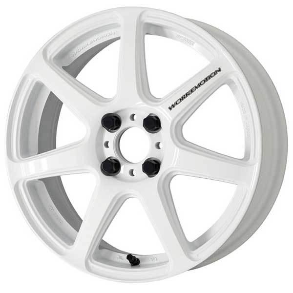 WORK WORKエモーション T7R ホワイト 15インチ 5.0J 4H100 +45 アルミ