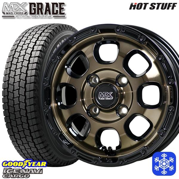 グッドイヤー（GOODYEAR） 145R12インチ 6PR アイスナビカーゴ 4H100 