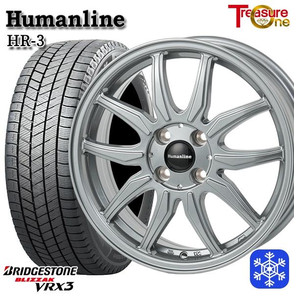 値下げ！ハスラー等に★ブリヂストン VRX 165/60R15 スタッドレス ホイール付 4本 ブリザック ハスラー 165/60R15インチ ブリヂストン VRX3 4H100
