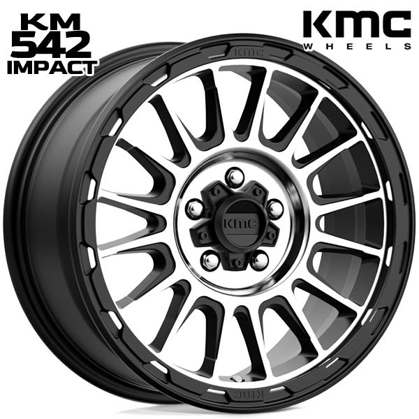 KMC デリカD5等 KMC KM542 IMPACT 16インチ 7.0J 5H114.3 +30 SATIN