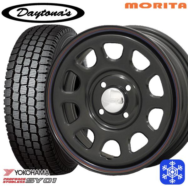 145/80R12 YOKOHAMA スタッドレスタイヤ ホイール4本セット ヨコハマタイヤ（YOKOHAMA TIRE） 145/80R12インチ ヨコハマ SY01