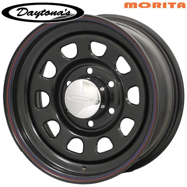 MRT DAYTONA'S デイトナ 15インチ 7.0J 6H139.7 +12 ブラック(レッド