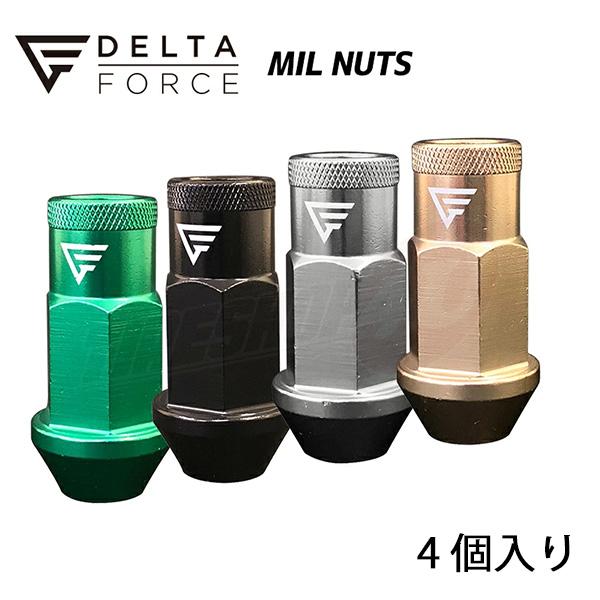 DELTA FORCE MIL NUTS デルタフォース ミルナット 4個入り M12XP1.5
