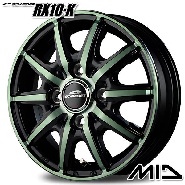 オールシーズンタイヤ ホイールセット 145/80R12インチ 80/78N 4H100 MID RX10-K GR グッドイヤー ベクター カーゴ