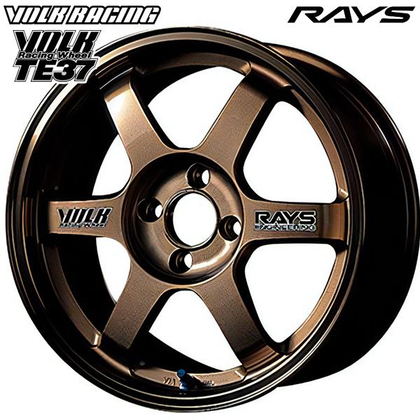 RAYS レイズ ボルクレーシング TE37 14インチ 6.0J 4H100 +38 BR