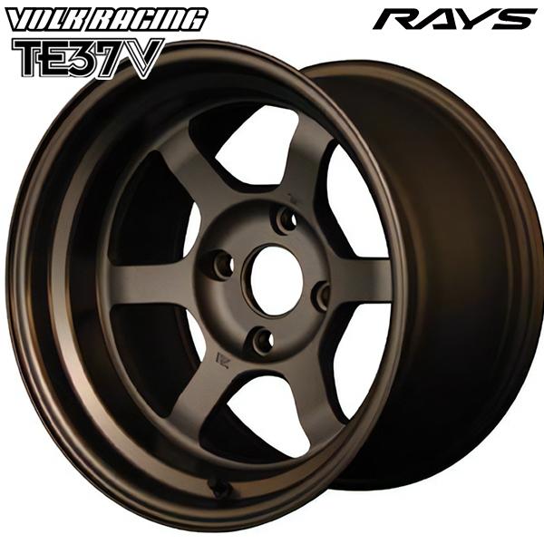 RAYS レイズ ボルクレーシング TE37V 15インチ 7.5J 4H100 +25 BR