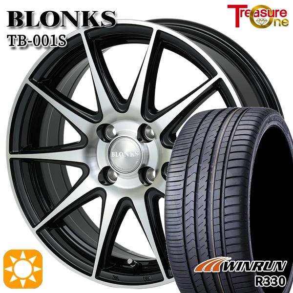 サマータイヤ ホイール4本セット 195/45R16インチ 4H100 ブロンクス TB001S ウィンラン R330