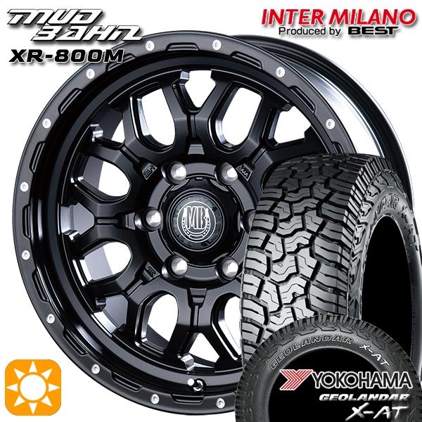 サマータイヤ ホイールセット 215/65R16インチ 6H139.7 BEST マッドバーン XR-800M MBK/PP ヨコハマ ジオランダー X-AT 