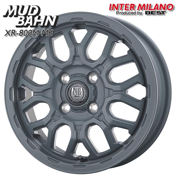 N-BOX等 BEST マッドバーン XR-800M ME 14インチ 4.5J 4H100 +45 CGY 