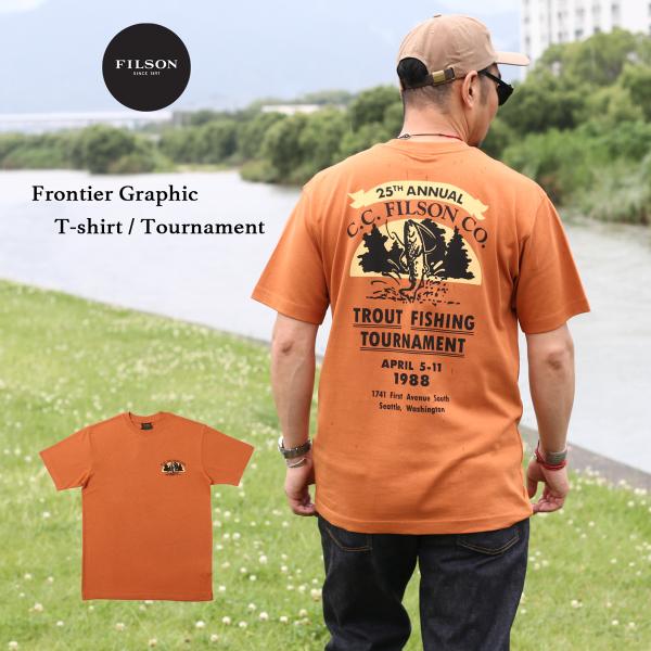 値下げ◎フィルソン　FILSON ティンサイン　看板　ディスプレイ FILSON フィルソン Frontier Graphic Tee Shirts Tournament