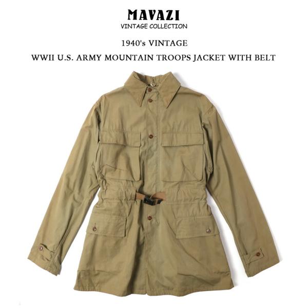 【40’S Vintage WW-2】US ARMY SKI PARKER WW2 40s US Army 10th Mountain Reversible Ski Parka w Fur