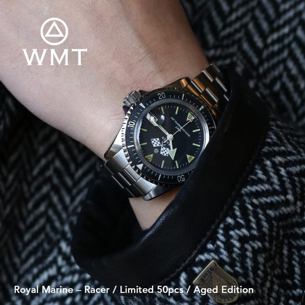 WMT ダブルエムティー WMT WATCHES Royal Marine - Racer / Limited 50pcs / Aged Edition ロイヤルマリン モータースポーツ クラシックダイバーズ レーサー