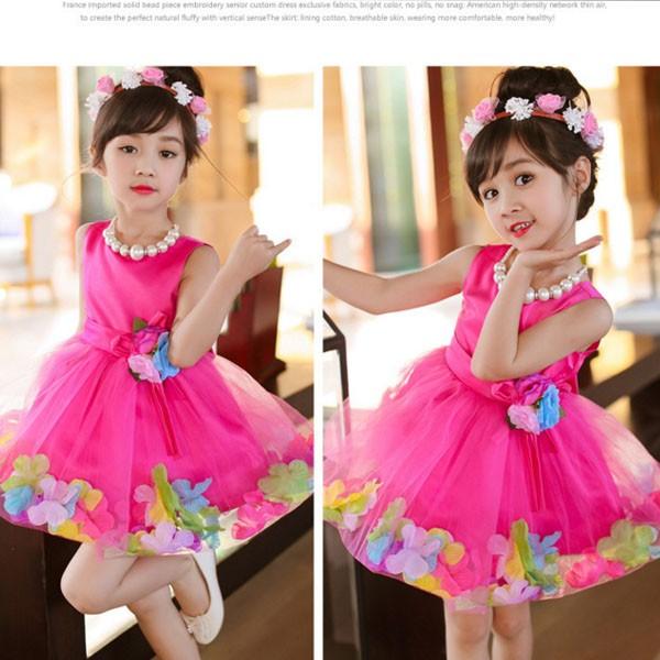 キッズ 子供服 女の子 海外ブランド フラワーインチュールドレス Mv1469 Mavelous 通販 Yahoo ショッピング