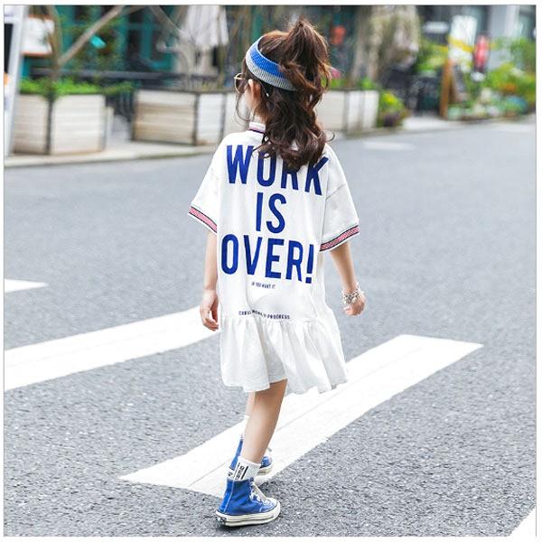 キッズ 子供服 女の子 海外ブランド バックロゴポロシャツワンピ Mv1769 Mavelous 通販 Yahoo ショッピング