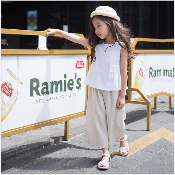 キッズ 子供服 女の子 ベビー セットアップ ガウチョ 韓国子供服 海外ブランド 異素材切り替えセットアップ Buyee Buyee Japanese Proxy Service Buy From Japan Bot Online
