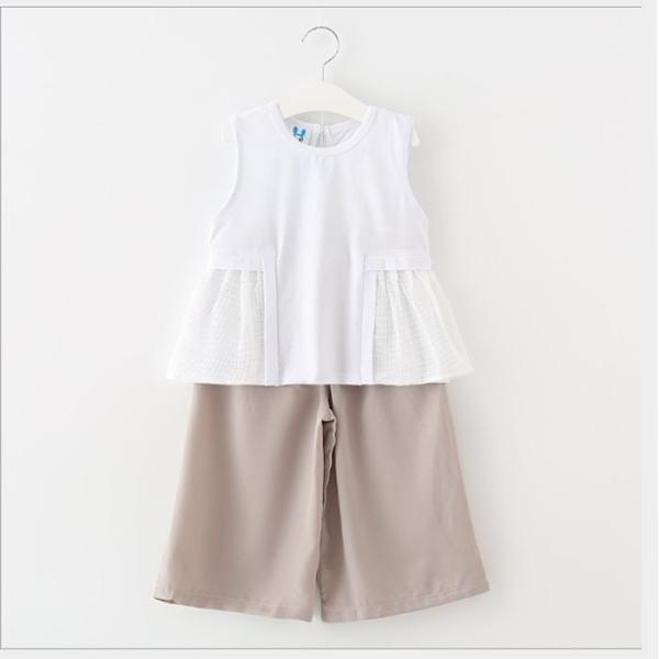 キッズ 子供服 女の子 ベビー セットアップ ガウチョ 韓国子供服 海外ブランド 異素材切り替えセットアップ Buyee Buyee Japanese Proxy Service Buy From Japan Bot Online