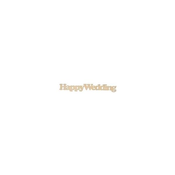 切り文字HappyWedding ウエディングボードに