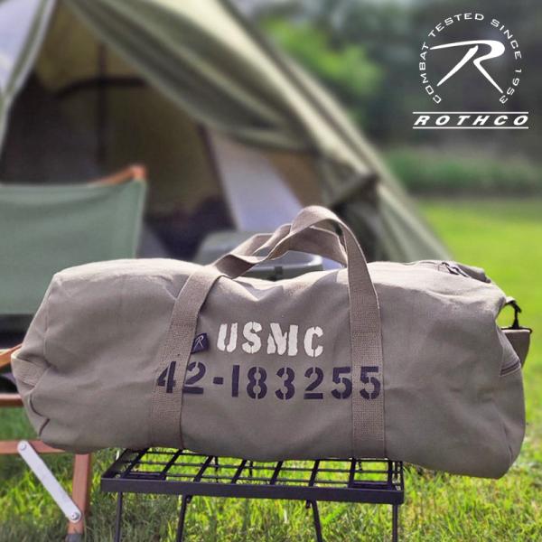 ROTHCO 大容量 ミリタリー ボストンバッグ ロスコ 社製 USMC ROTHCO 大容量 ミリタリー ボストンバッグ ロスコ 社製 USMC