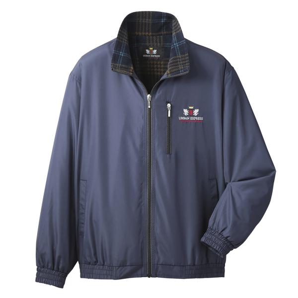 メンズ ジャケット ブルゾン 作業服 アウトドア 刺繍 裏地フリース 秋