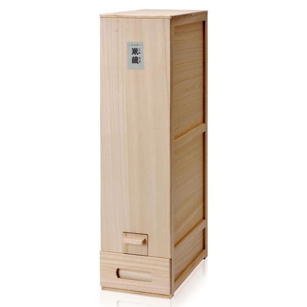 桐米びつ　米蔵　30kgタイプ 竹本力雄作 防湿 防虫 ライスストッカー 30kgタイプ】桐職人 竹本力雄作 総桐米びつ 防湿 防虫 ライス