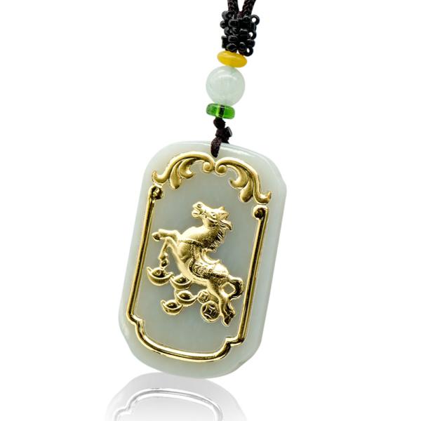 「最近ツイてない…何か運気を変えるきっかけが欲しい」  「派手すぎない、上品なお守りがあったらな…」運気を上げたい！  風水や縁起物に惹かれつつも、日常使いできるデザインが見つからず…。そんな方におすすめなのが「和田玉黄金馬ペンダント」。 ...